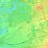 Mapa topográfico Rauw, altitud, relieve