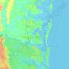 Mapa topográfico Laurel Island, altitud, relieve