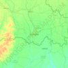 Mapa topográfico Balurghat, altitud, relieve