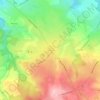 Mapa topográfico Le Tillou, altitud, relieve