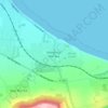 Mapa topográfico Marske-by-the-Sea, altitud, relieve