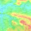 Mapa topográfico La Chuberdière, altitud, relieve
