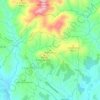 Mapa topográfico Bramaterra, altitud, relieve