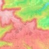 Mapa topográfico Seifertshofen, altitud, relieve