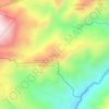 Mapa topográfico Guaitó, altitud, relieve