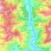 Mapa topográfico Bhakhand, altitud, relieve