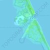 Mapa topográfico Sebastian Inlet, altitud, relieve