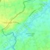 Mapa topográfico Beveren-Kalsijde, altitud, relieve