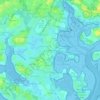 Mapa topográfico Les Quatre Vents, altitud, relieve