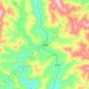 Mapa topográfico 汀坪乡, altitud, relieve