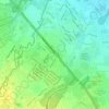 Mapa topográfico Town and Country Southville, altitud, relieve