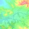 Mapa topográfico La Beata, altitud, relieve