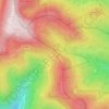 Mapa topográfico Seibelseckle, altitud, relieve