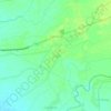 Mapa topográfico Triala, altitud, relieve
