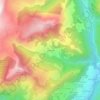 Mapa topográfico Chaucisse, altitud, relieve
