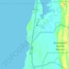 Mapa topográfico Leeman, altitud, relieve