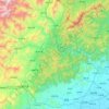 Mapa topográfico 涞水县, altitud, relieve
