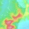 Mapa topográfico Kerpan, altitud, relieve