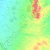 Mapa topográfico Délégation Beni Khalled, altitud, relieve