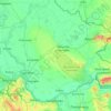 Mapa topográfico Јужнобанатски управни округ, altitud, relieve