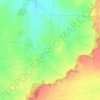 Mapa topográfico Kitta, altitud, relieve