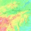 Mapa topográfico Vitória de Santo Antão, altitud, relieve