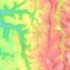 Mapa topográfico Middle Dural, altitud, relieve