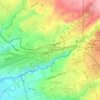 Mapa topográfico Río Segundo, altitud, relieve