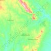 Mapa topográfico São José dos Quatro Marcos, altitud, relieve