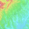 Mapa topográfico 阿寒郡, altitud, relieve