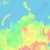 Mapa topográfico 克拉斯诺亚尔斯克时间, altitud, relieve