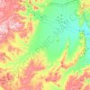 Mapa topográfico Tagmout, altitud, relieve