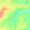Mapa topográfico Injune, altitud, relieve
