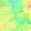 Mapa topográfico Itupiranga, altitud, relieve
