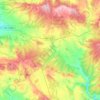 Mapa topográfico Benabarre / Benavarri, altitud, relieve