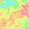 Mapa topográfico São Sebastião do Anta, altitud, relieve