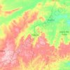 Mapa topográfico Panelas, altitud, relieve