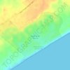 Mapa topográfico Oceanía del Polonio, altitud, relieve