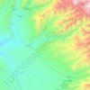 Mapa topográfico El Ingenio, altitud, relieve