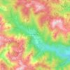 Mapa topográfico Forni di Sopra, altitud, relieve