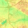 Mapa topográfico Venn, altitud, relieve