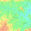 Mapa topográfico Monte Belo, altitud, relieve