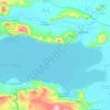 Mapa topográfico Poncitlán, altitud, relieve