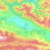 Mapa topográfico Erbaa, altitud, relieve