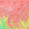 Mapa topográfico 亚东县, altitud, relieve
