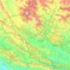 Mapa topográfico Nowshehra Tehsil, altitud, relieve