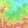 Mapa topográfico Pejibaye, altitud, relieve