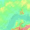 Mapa topográfico Remanso, altitud, relieve