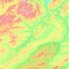 Mapa topográfico Усойское эвенкийское сельское поселение, altitud, relieve