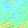 Mapa topográfico Nova Olinda, altitud, relieve